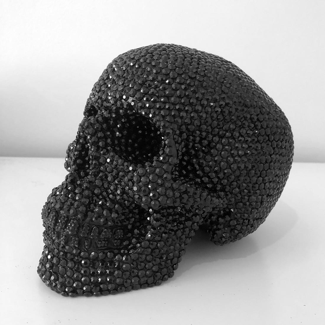 Black Rhinestone Skull - Haus of Skulls