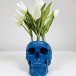 Test Tube Flower Skull by Haus of Skulls