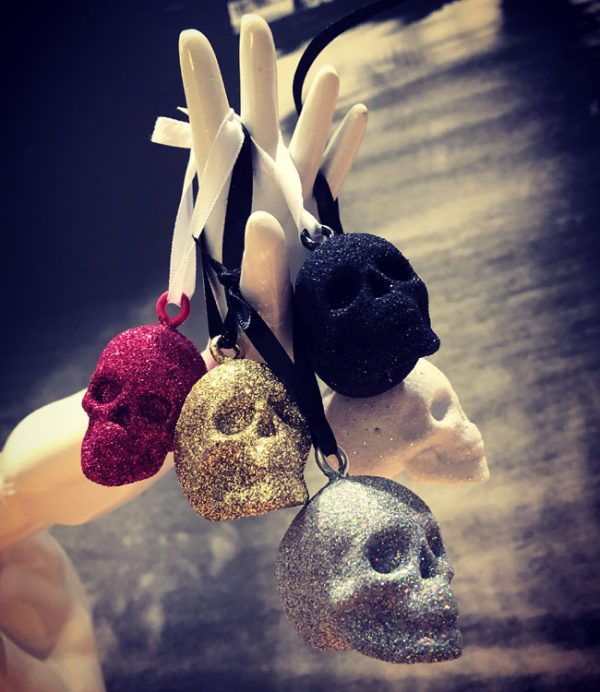 Handmade Skull Christmas Decorations by Haus of Skulls