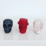 The 3 Amigos! Red Mix Skulls by Haus of Skulls
