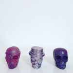 The 3 Amigos! Purple Mix Skulls by Haus of Skulls
