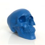 Blue Handmade Skull by Haus of Skulls