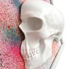 3D Skull Frame with Half White Skull