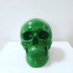 Green Handmade Skull by Haus of Skulls