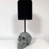 Grey Skull Lamp