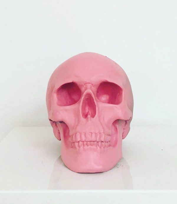 Pink Handmade Skull by Haus of Skulls