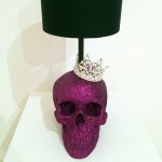 Handmade Skull Crown Lamp by Haus of Skulls