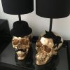 Mr and Mrs Skull Lamps