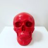 Red Handmade Skull by Haus of Skulls