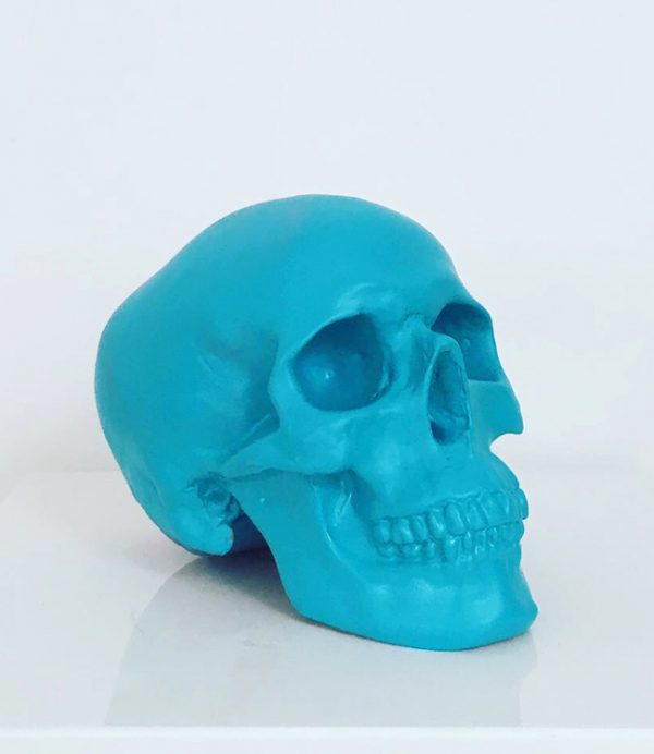 Turquoise Handmade Skull by Haus of Skulls
