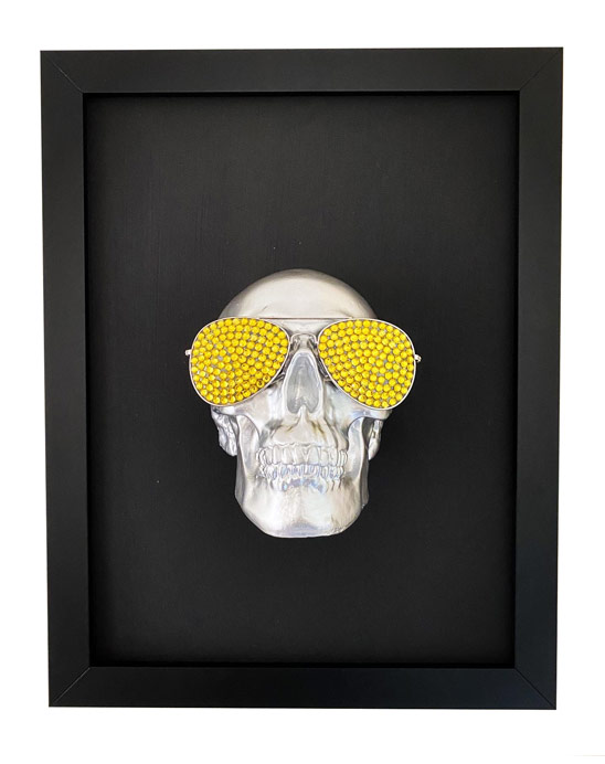 See no Evil Skull Frame