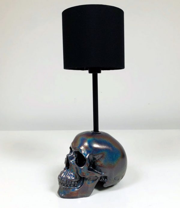 Spectraflair Handmade Skull Lamp by Haus of Skulls