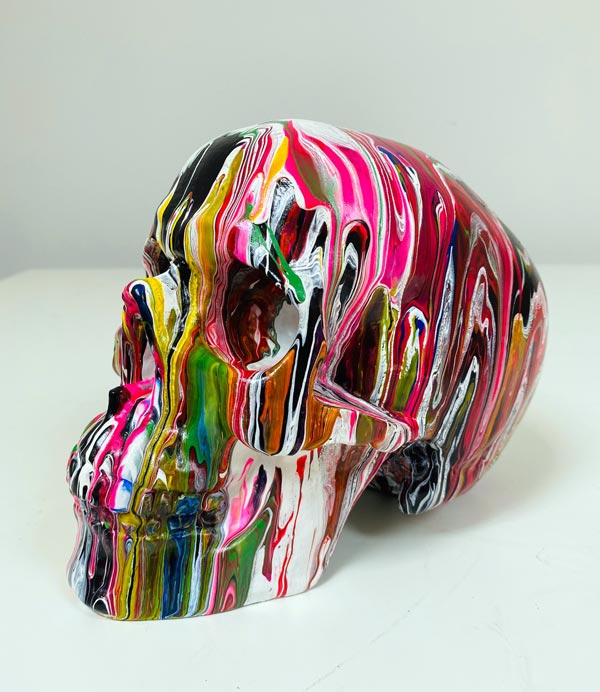 Fluid Art Skulls by Haus of Skulls