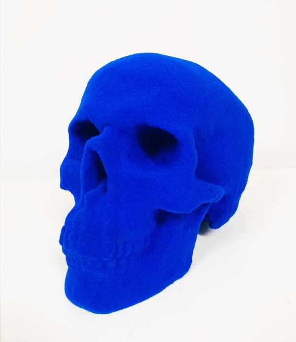 Blue Flock Skull