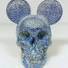Mickey Mouse Rhinestone Skull