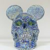 Mickey Mouse Rhinestone Skull