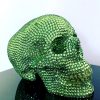 Light Green Rhinestone Skull