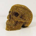 Gold Rhinestone Skull