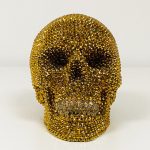 Gold Rhinestone Skull