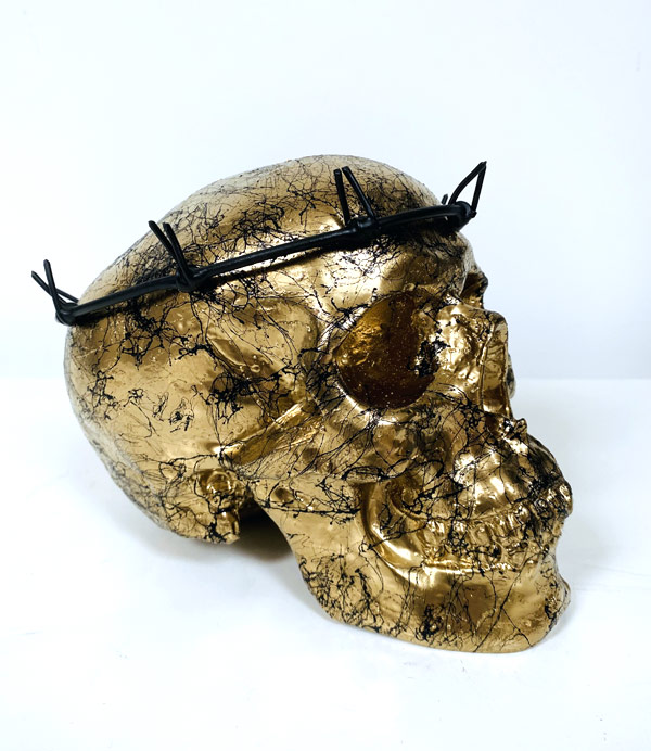 Barbed Wire Skull