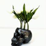 Test Tube Flower Skull