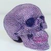 Light Purple Rhinestone Skull
