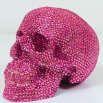 Light Pink Rhinestone Skull