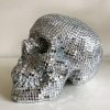 Disco Ball Rhinestone Skull